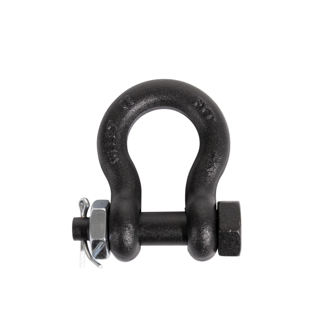 DT Shackle 2000kg black safety bolt - DT Shackle 2000kg Safety Bolt Black